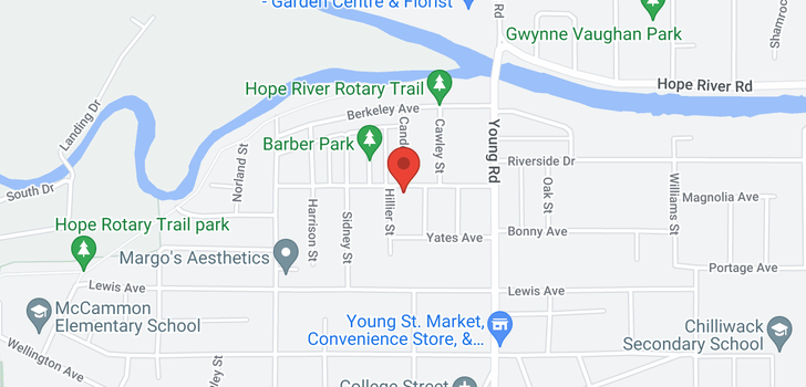 map of 45854 HENLEY AVENUE